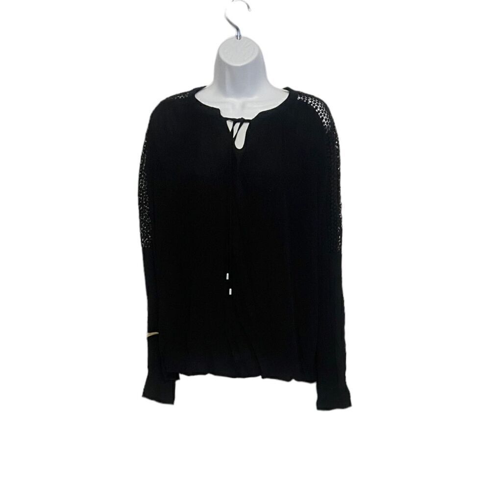 Mossimo Black Blouse size Large